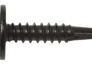 Bohrschraube Linsenkopf schwarz verzinkt