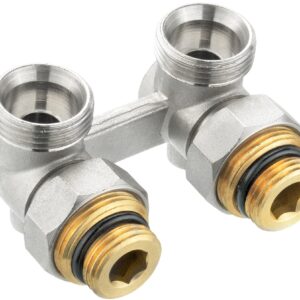 Hahnblock für Ventil-Heizkörper Eck