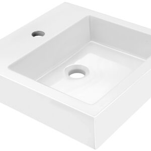 FENNO Handwaschbecken 40cm, Mineralguss, weiß