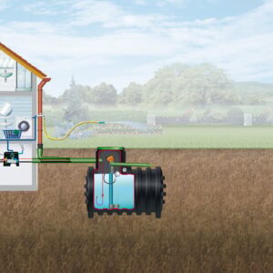 MONO Erdtank, schwarz, oval