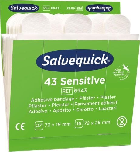 2101461 salvequick nachfuellpackungen sensitiv polyurethan pflaster