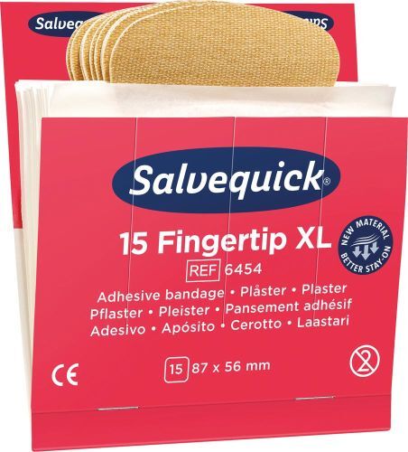 2101462 salvequick nachfuellpackungen fingerspitzenpflaster