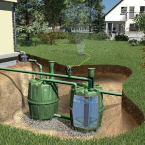 HERKULES Erdtank, grün, rund