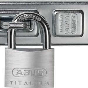 ABUS Überfalle und Vorhangschloss 100/100 mit Vorhangschloss 54TI/40