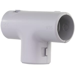 ISO-T-Stück starr 2Stück grau