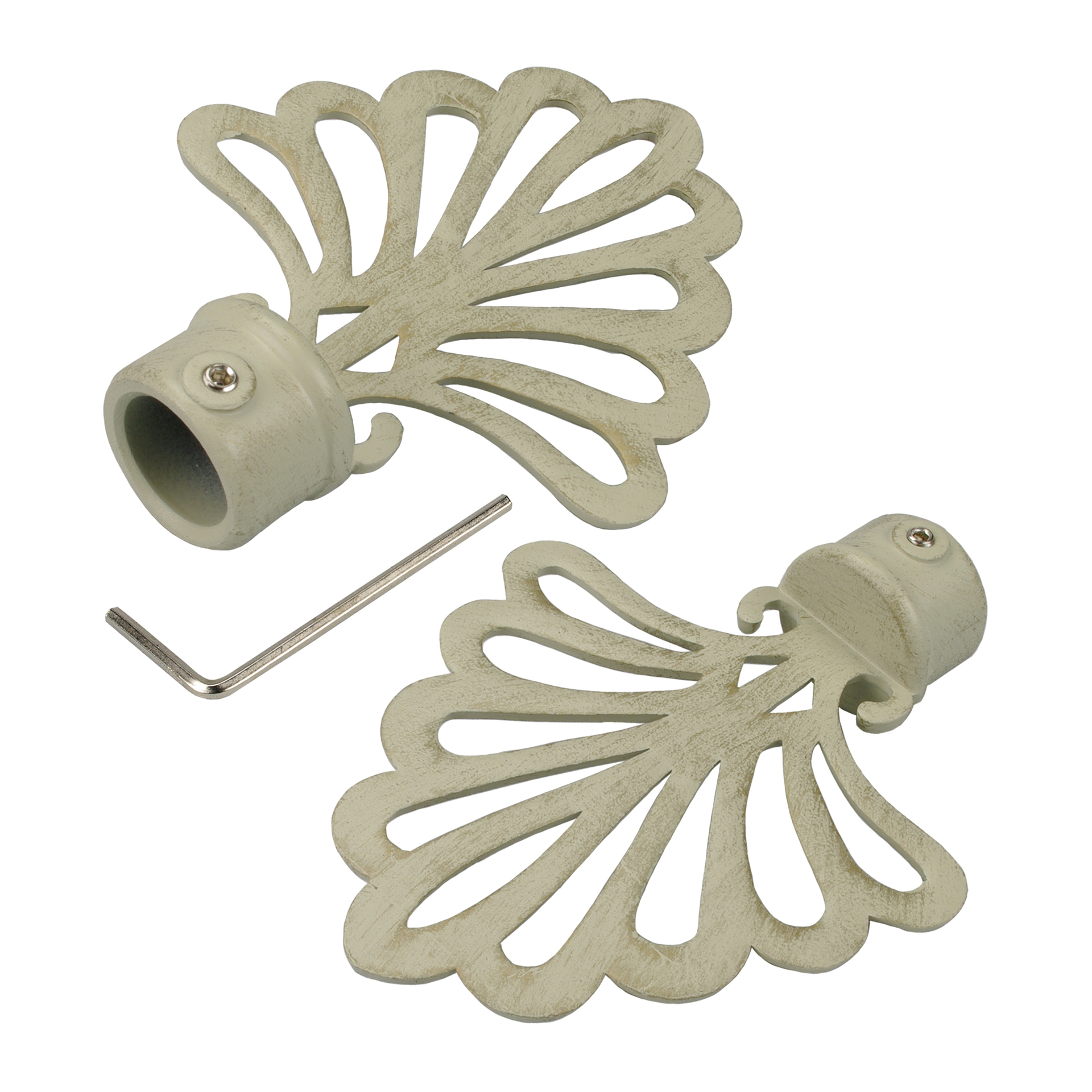 2131501 endstueck fuer gardinenstangen faecher landhaus 16 mm