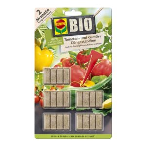 BIO Tomaten- und Gemüse Düngestäbchen (20 Stäbchen)