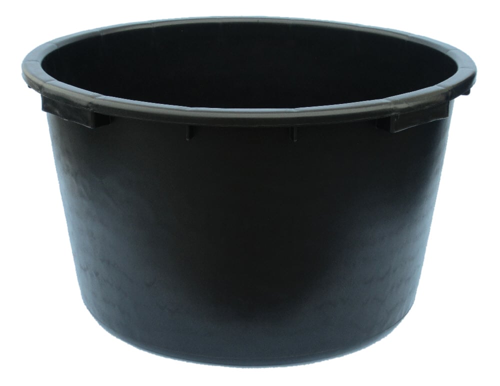 Mörtelkübel schwarz 1 Mörtelkübel schwarz