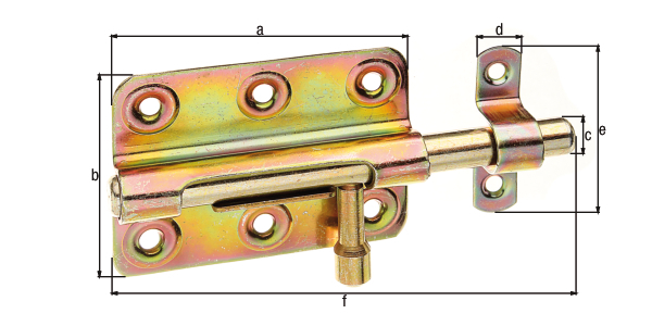 2149709 bolzenriegel mit befestigter schlaufe