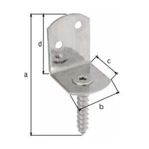 Flechtzaunhalter Karton à 50 St.