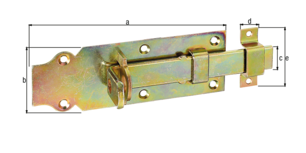 2149945 schlossriegel m flachem griff gerade m schlaufe