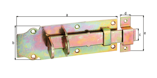 2149946 schlossriegel m flachem griff gerade m schlaufe