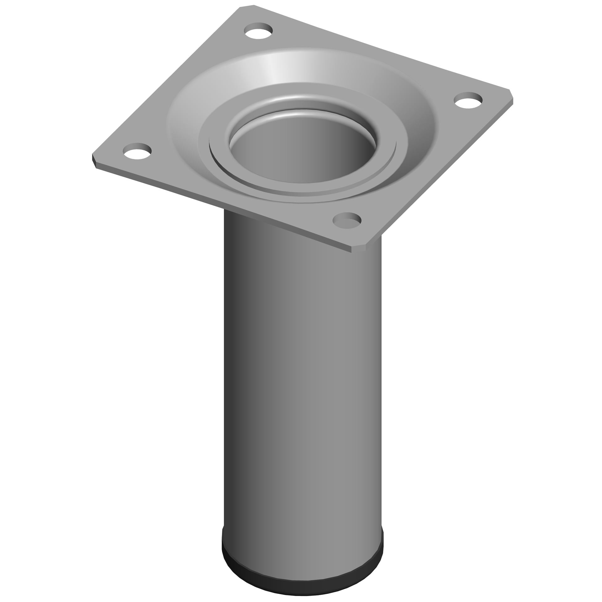 2150200 stahlrohrfuss rund 30mm