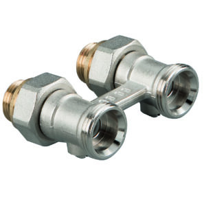 Doppelkugelhahn Durchgangsform DN 15, 21,3 mm (1/2")