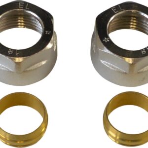 Klemmverschraubung 15 mm, für Metallrohr