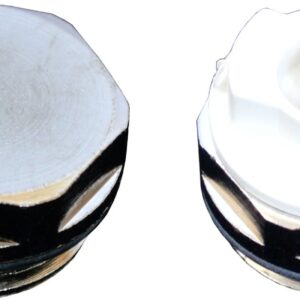 Luft- und Blindstopfen-Set Messing verchromt, 21,3 mm (1/2")