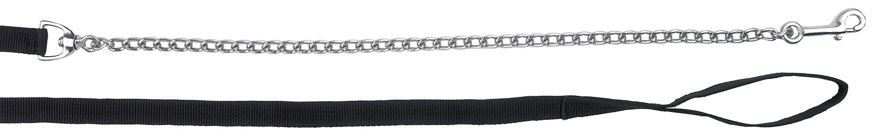 2155345 fuehrleine mit kette schwarz