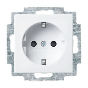 Steckdose mit erhöhtem Berührungsschutz Balance SI alpinweiß