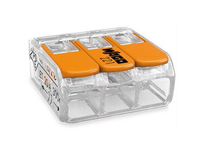 2159811 wago verbindungsklemme 0 8 4mm compact hebelklemme