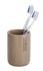 2165508 palo zahnputzbecher taupe polyresin bambus