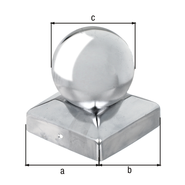 2165738 pfostenkappe mit kugel