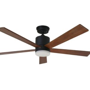 Energiespar-Deckenventilator Tibu mit LED-Licht