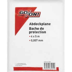 Abdeckplane, 4x5m, transparent
