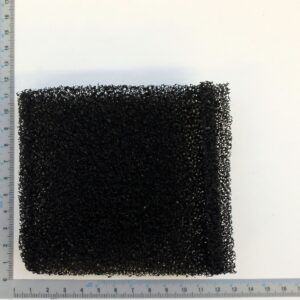 Schaumfilter, schwarz, 12/15/20/30/50L, Set mit 5 Stück