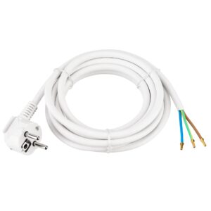 Schutzkontakt-Zuleitung H05VV-F1,5 weiß