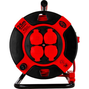 Kabeltrommel mit Deckel H07RN-F3G rot