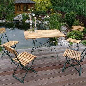 Biergarten Garnitur MÜNCHEN 5-teilig,