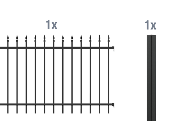 2199262 anbauset zierzaun chaussee 2m