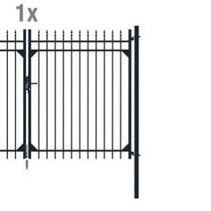 Doppeltor-Set Columbus, 3010 x 1800 mm anthrazit