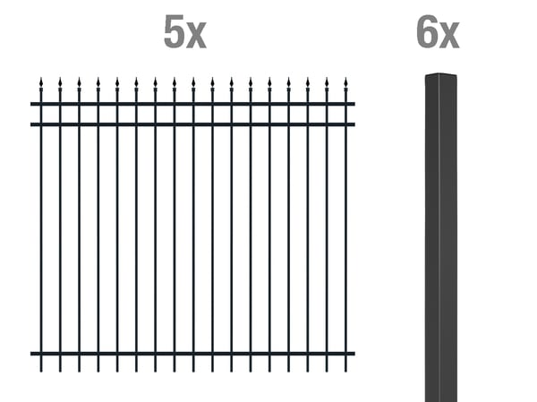 2199279 grundset zierzaun columbus 10m