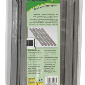 Classic Klemmprofil Sichtschutz, 25 Stück