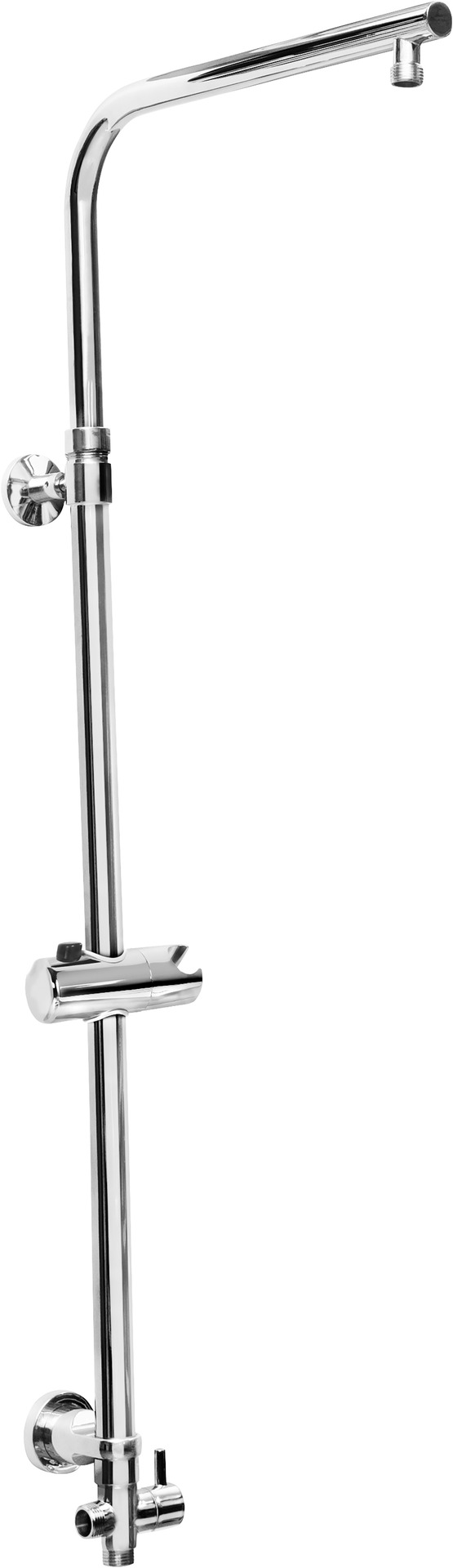 2212963 square vario steigrohr eckig chrom