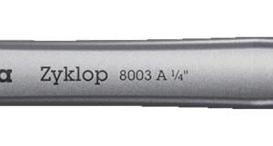 Durchsteck-Knarre ZYKLOP metal push 1/4"