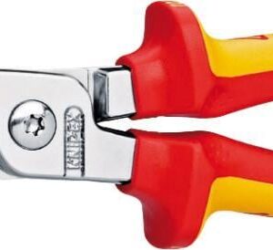 Elektroinstallationszangeverchromt VDE 200mm KNIPEX