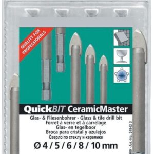 Glasbohrer-Satz CeramicMaster 5-teilig heller