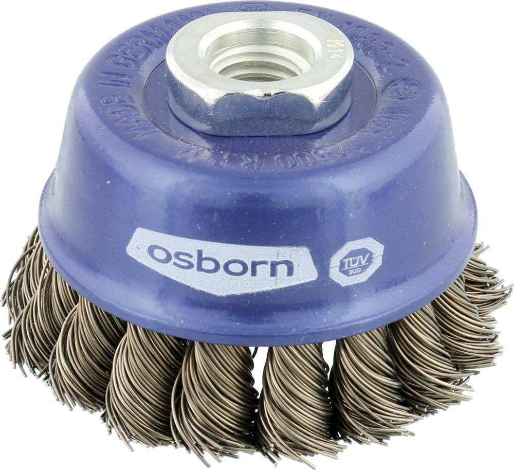 Topfbürste Stahld. M14 100x0,50mm gez. Osborn 1 Topfbürste Stahld. M14 100x0,50mm gez. Osborn