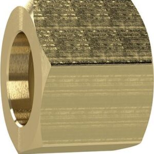 Überwurfmutter Messing 6-kant G3/8" links für Tülle Schlauch-Inn