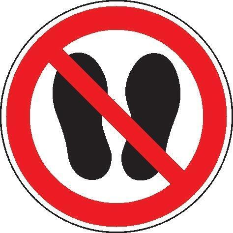 2223272 verbotsschild fol flaeche betr d200mm