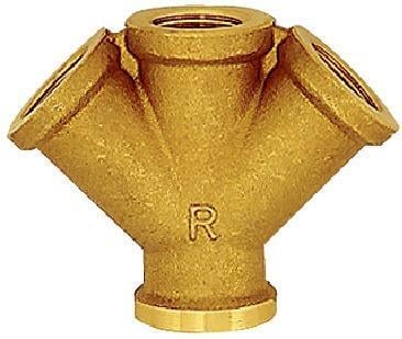 2223319 verteiler 3 fach messingig g3 8 riegler