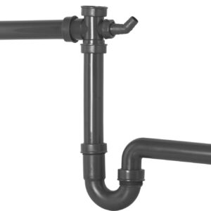 Spültisch-Geruchverschluss Rezyklat doppel 11/2x40