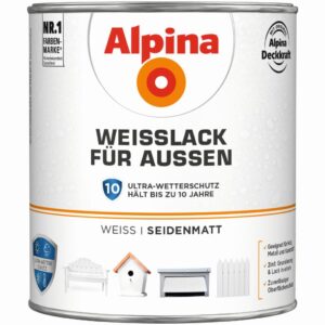 Weißlack für außen