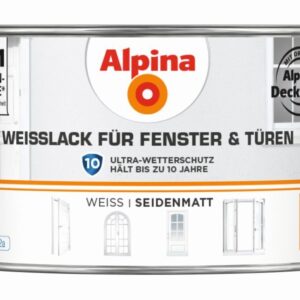 Weißlack für Fenster und Türen