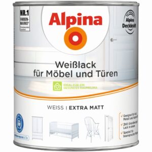 Weißlack für Möbel und Türen