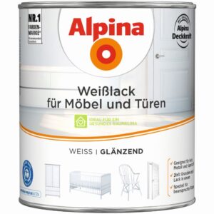 Weißlack für Möbel und Türen