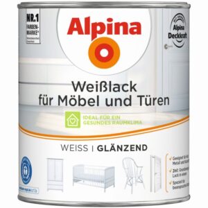 Weißlack für Möbel und Türen