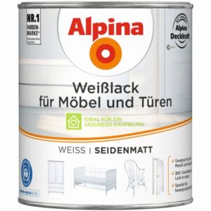 Weißlack für Möbel und Türen